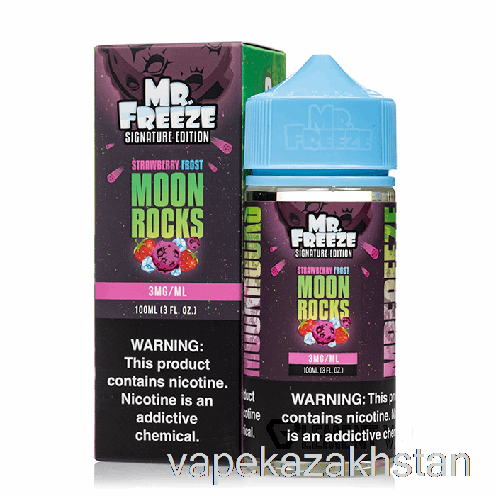 Vape Smoke Moonrocks - Strawberry Frost - Mr Freeze - 100mL 3mg